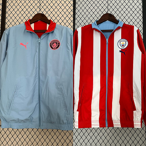 2324 Manchester City Trench Coat Reversible S-XXL